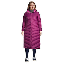 Women's Plus Size Ultralight Packable Maxi Down Coat, alternative image