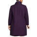 Women's Plus Size Insulated Wool Coat, Back