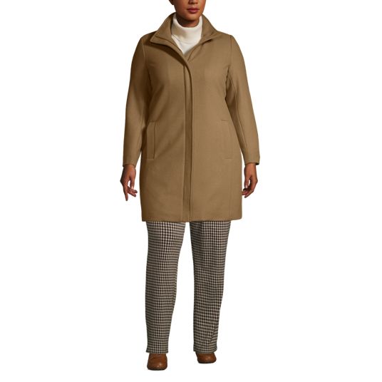 Plus Size Quilted Coats for Women Lands End