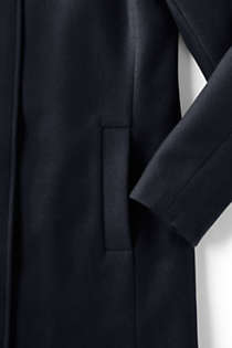 Women's Insulated Long Wool Dress Coat, alternative image