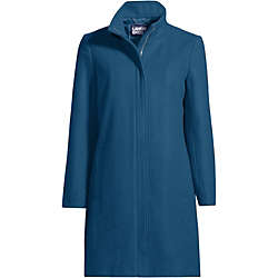 Women's Plus Size Insulated Wool Coat, Front