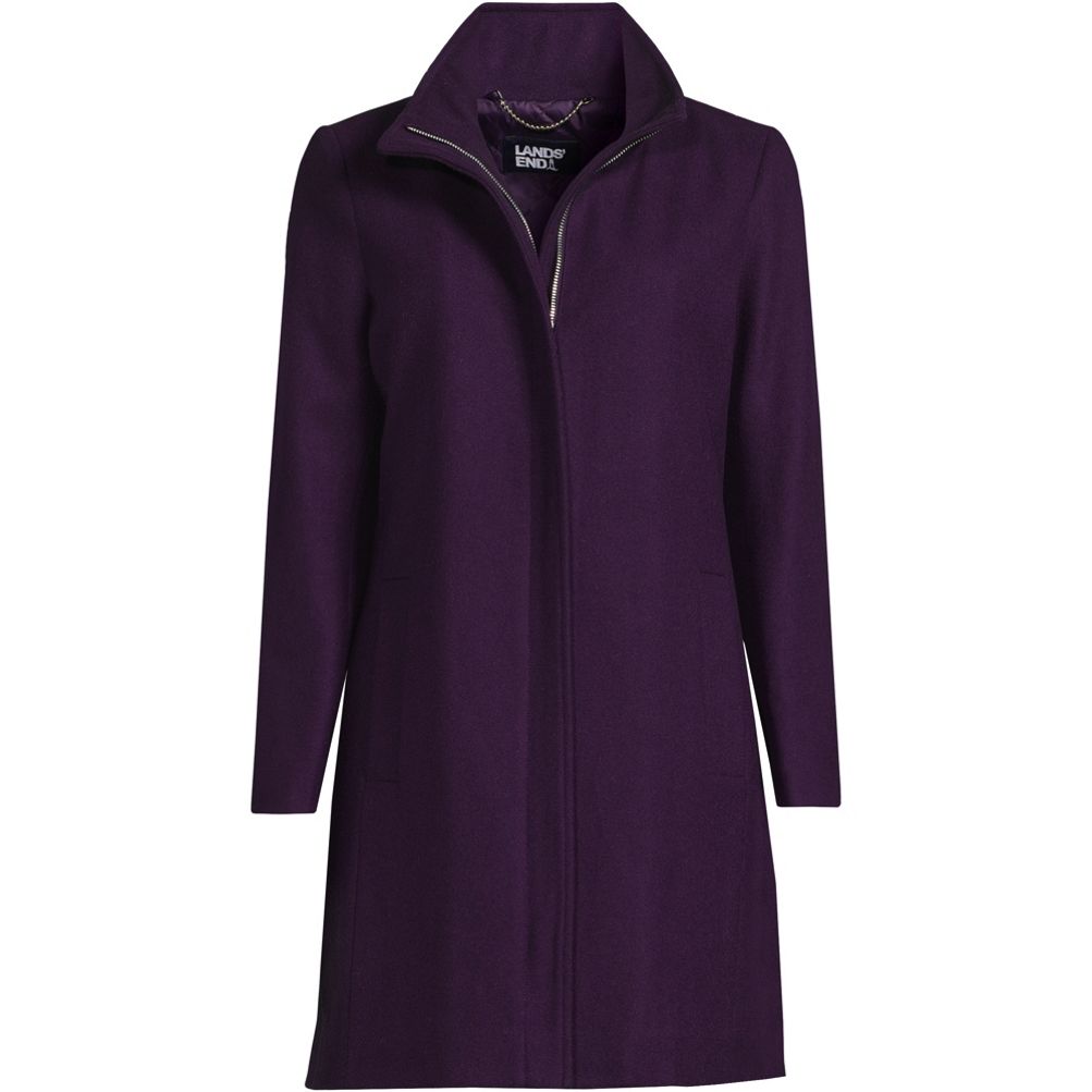 Insulated store wool coat