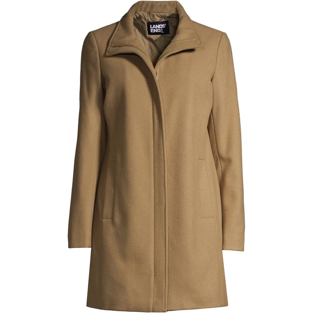 Lands end store wool coat