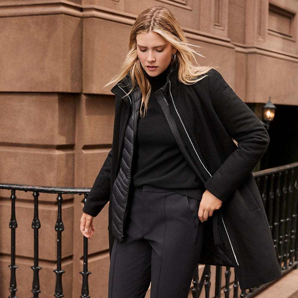 Women's Insulated Wool Coat | Lands' End