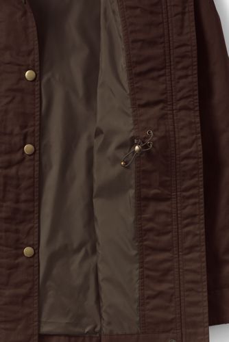 Plus Size Water Resistant Cotton Jacket 