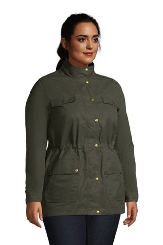 ladies plus size wax jackets