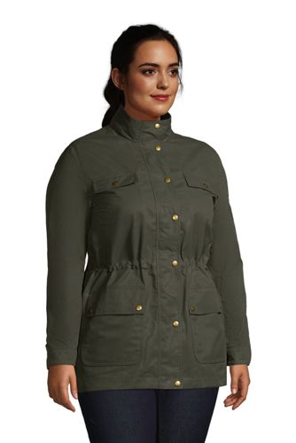 wax jacket womens plus size