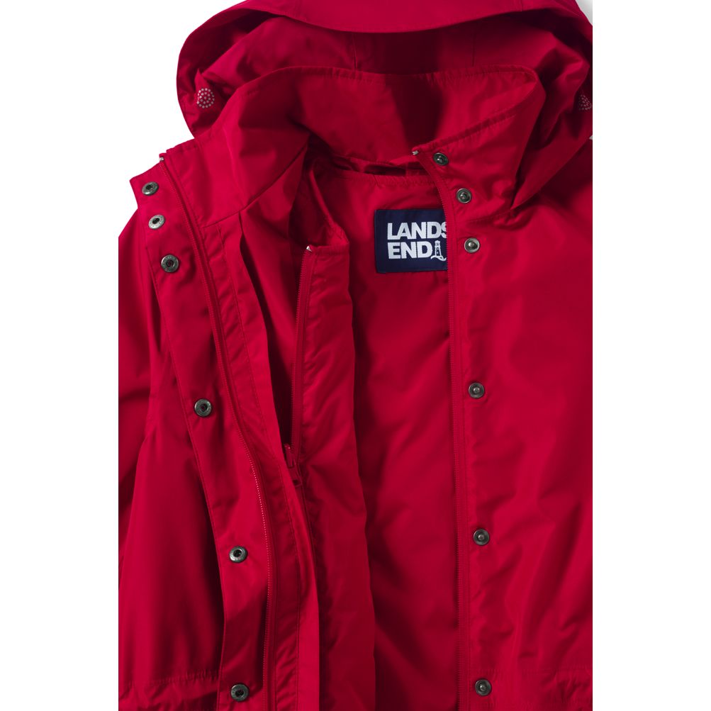 Lands end rain hot sale jacket womens