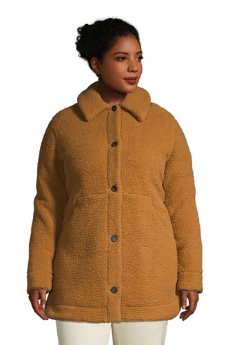 lands end plus size womens coats