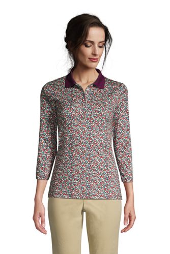 lands end womens polo shirts