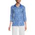 Women's 3/4 Sleeve Supima Cotton Polo Shirt, Front