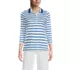 Women's 3/4 Sleeve Supima Cotton Polo Shirt, Front