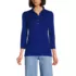 Women's 3/4 Sleeve Supima Cotton Polo Shirt, Front