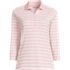 Women's 3/4 Sleeve Supima Cotton Polo Shirt, Front