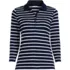 Women's 3/4 Sleeve Supima Cotton Polo Shirt, Front