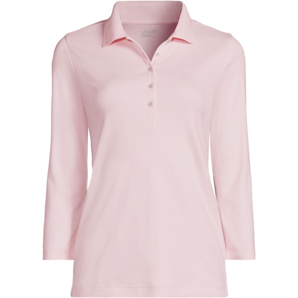 Ladies long sleeve cotton polo shirts online