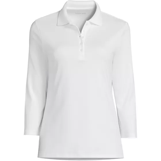 School Uniform Women's Plus Size Supima Cotton Polo - primary
