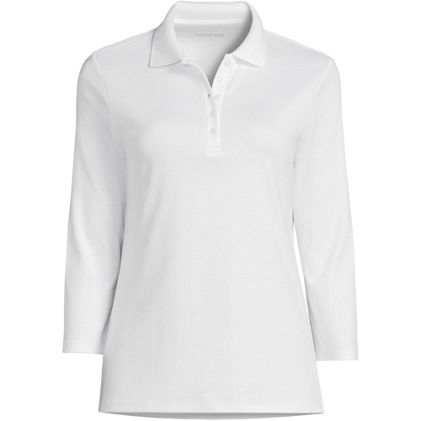School Uniform Women's Plus Size Supima Cotton Polo - primary