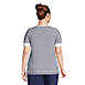 Women's Plus Size Lounge Short Sleeve Crewneck Pajama T-shirt, Back