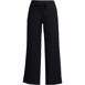 Women's Lounge Mid Rise Wide Leg Crop Pajama Pants, Front