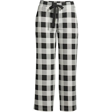 Weite Jersey Pyjama-Hose in 7/8-Länge für Damen image number 4