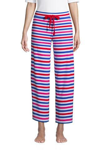 Lands' End Women's Print Flannel Pajama Pants - Small - Evening Blue Starry  Night Cow : Target