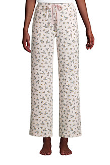 Weite Jersey Pyjama-Hose in 7/8-Länge für Damen