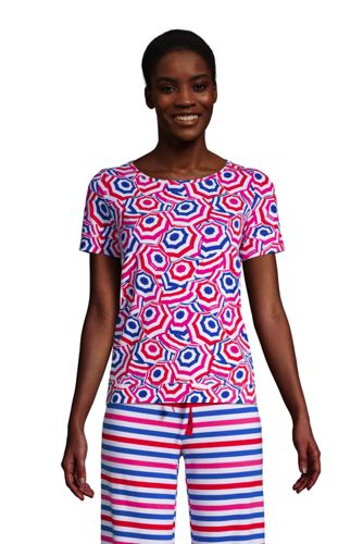 Women's Waffle Pajama Set Long Sleeve T-Shirt and Shorts