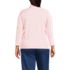 Women's Plus Size Supima Cotton 3/4 Sleeve Polo Shirt, Back