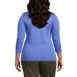 Women's Plus Size Supima Cotton 3/4 Sleeve Polo Shirt, Back