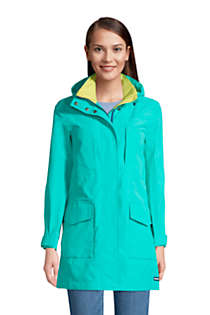 Women's Squall Waterproof Raincoat with Hood, Front