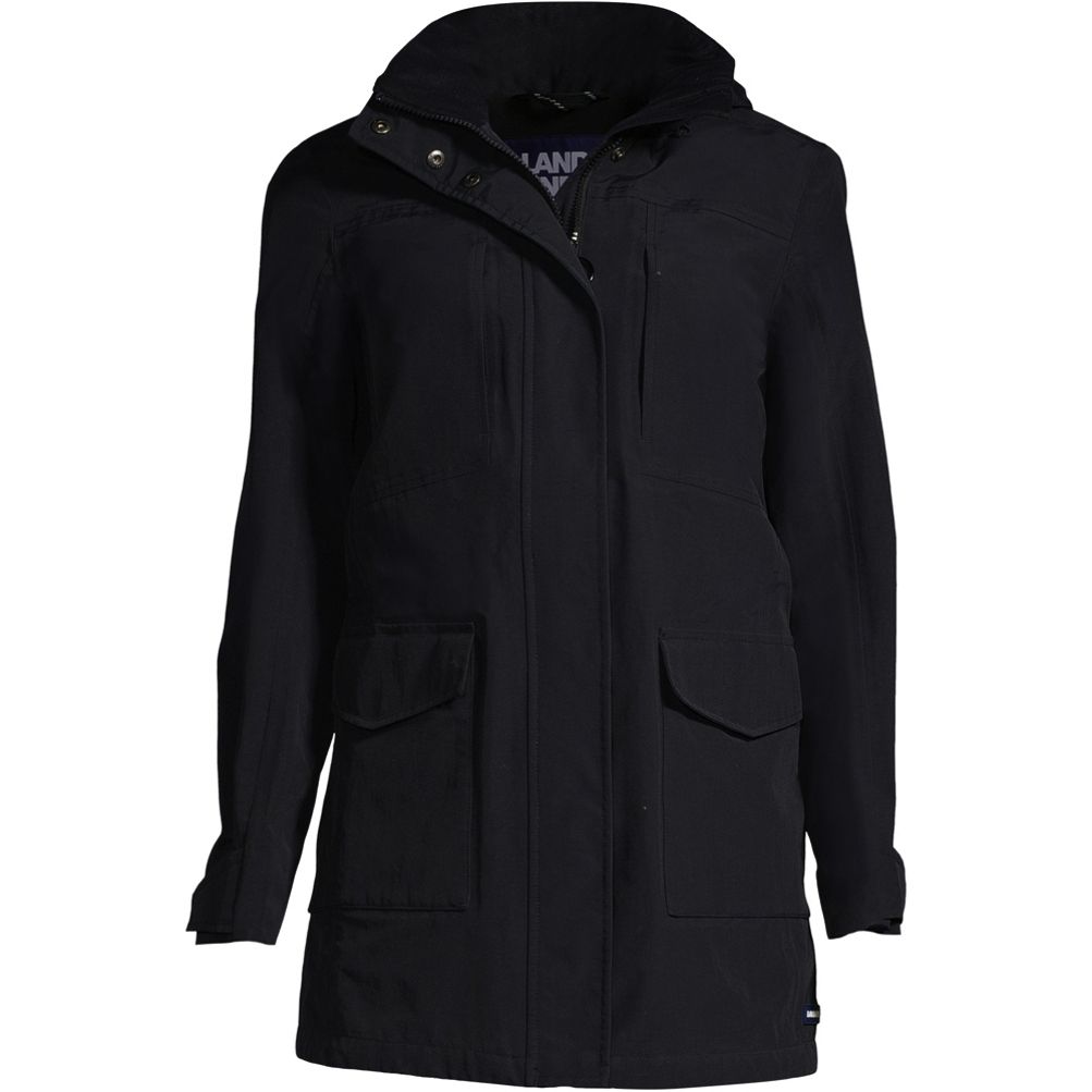 Women s Squall Hooded Waterproof Raincoat Lands End