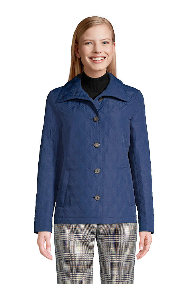 Women's Insulated Packable Quilted Barn Jacket, Front