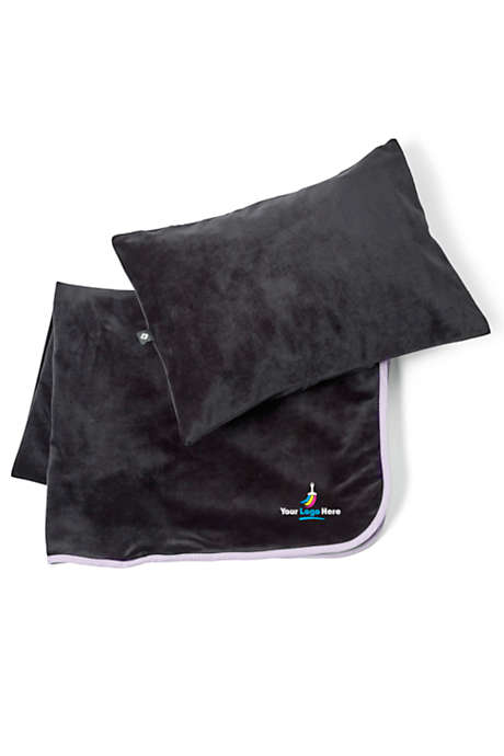 Samsonite Custom Logo Travel Blanket And Pillow Gift Set