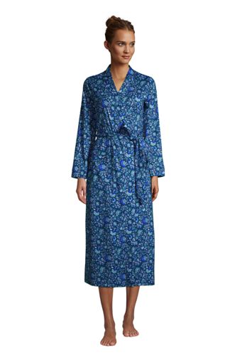 Robe de Chambre en Coton Supima, Femme Stature Standard