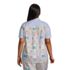 Women's Plus Size Short Sleeve Cotton Poplin Pajama Shirt, Back