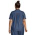 Women's Plus Size Short Sleeve Cotton Poplin Pajama Shirt, Back