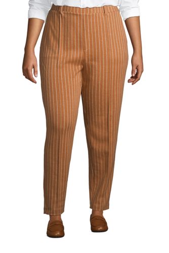 high waisted pull on trousers