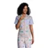 Women's Short Sleeve Cotton Poplin Pajama Shirt, Front