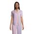 Women's Short Sleeve Cotton Poplin Pajama Shirt, Front