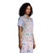 Women's Short Sleeve Cotton Poplin Pajama Shirt, alternative image