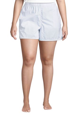 plus size cotton sleep shorts