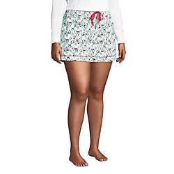 Women's Plus Size 4" Flannel Pajama Shorts, alternative image