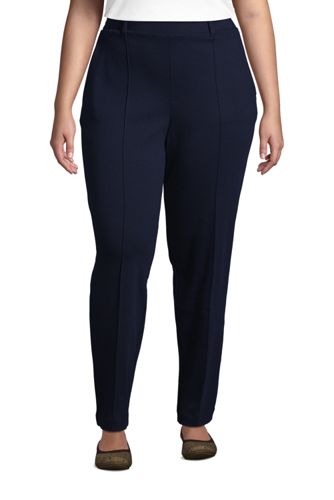plus size tapered trousers