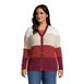 Women's Plus Size Cotton Drifter Cardigan Colorblock Sweater, Front