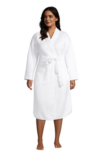 plus size cotton dressing gown