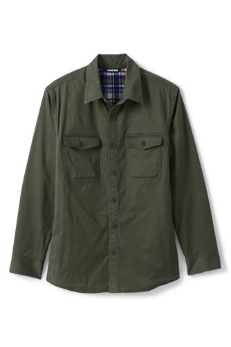 Men's Flannel Lined Work Shirt
