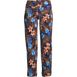 Women's Plus Size Starfish Mid Rise Elastic Waist Pull On Crop Pants Print, Front