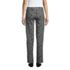 Women's Petite Starfish Mid Rise Straight Leg Elastic Waist Pull On Pants, Back