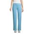 Women's Starfish Mid Rise Straight Leg Elastic Waist Pull On Pants, Front